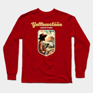 USA - NATIONAL PARK - YELLOWSTONE - Yellowstone Artists Point - 3 Long Sleeve T-Shirt